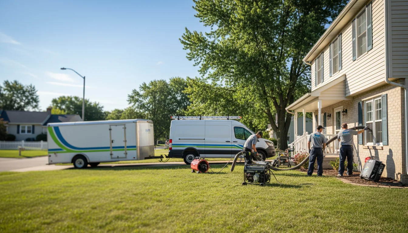 Flooded Basement Restoration And Cleanup With Repair in Mokane, MO near me